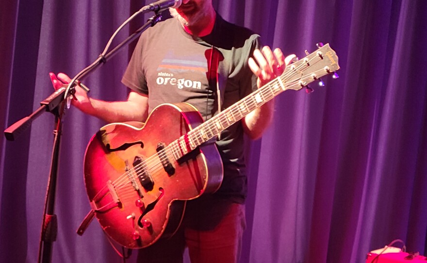 Seth Walker with his 1952 Gibson ES-150